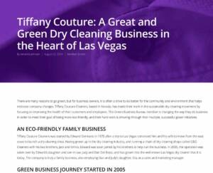 Green Dry Cleaning Business In Las Vegas
